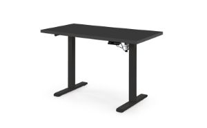 Obrazek Biurko Birs z funkcją regulacji wysokości czarny/czarny
