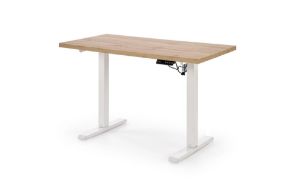 Obrazek Biurko Birs z funkcją regulacji wysokości dąb artisan/biały
