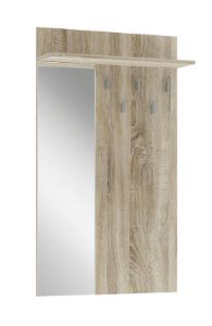 Obrazek Wieszak Wiza z lustrem dąb sonoma