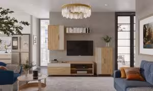 Obrazek Meblościanka Forma dąb artisan/kaszmir