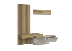 Obrazek Meblościanka Plano dąb artisan/kaszmir