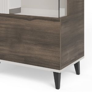 Obrazek Witryna Felicjan 2 kaszmir/orzech/czarny