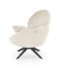 Obrazek Fotel wypoczynkowy Marion 2 z funkcją obracania kremowy