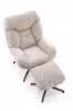 Obrazek Fotel z podnóżkiem Pavino  beżowy