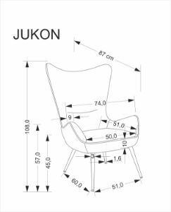 Obrazek Fotel wypoczynkowy Juroza kremowy