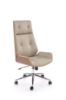 Obrazek Fotel gabinetowy Milo orzechowy/beżowy