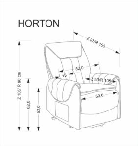 Obrazek Fotel wypoczynkowy Hagus beżowy