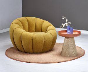 Obrazek Fotel wypoczynkowy Judi musztardowy