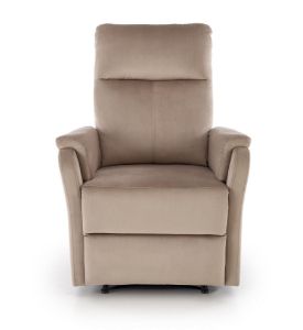 Obrazek Fotel wypoczynkowy z funkcją elektrycznego rozkładania Amora beżowy