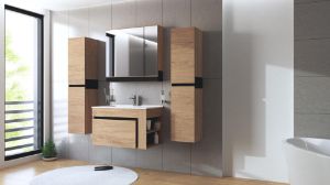 Obrazek Szafka pod umywalkę Balto 80/1S dąb złoty