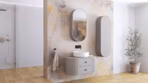 Obrazek Szafka lustrzana Root 1D cashmere