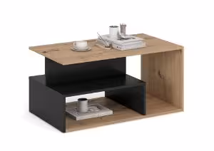 Obrazek Ława Edge dąb artisan/czarny