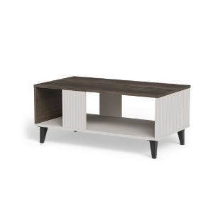 Obrazek Ława Felicjan 2 kaszmir/orzech/czarny