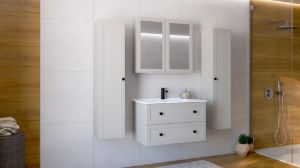 Obrazek Szafka pod umywalkę Terra 80/2S cashmere