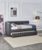 Obrazek Łóżko Marea z wysuwanym dolnym materacem popielaty