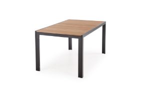 Obrazek Stoł prostokątny Fimb brązowy/czarny