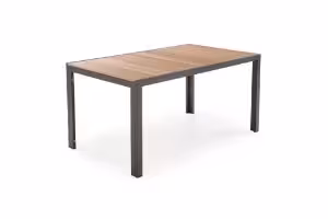 Obrazek Stoł prostokątny Fimb brązowy/czarny