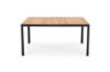 Obrazek Stoł prostokątny Fimb brązowy/czarny