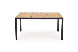 Obrazek Stoł prostokątny Fimb brązowy/czarny