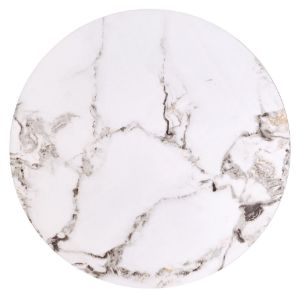 Obrazek Zestaw 2 ław Christine biały/czarny