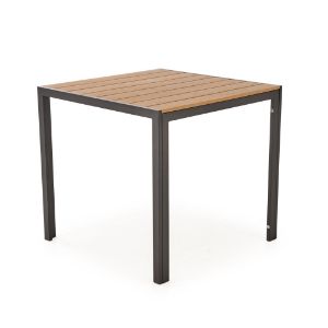 Obrazek Stoł kwadratowy Fimb brązowy/czarny