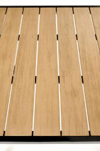 Obrazek Stoł kwadratowy Fimb brązowy/czarny