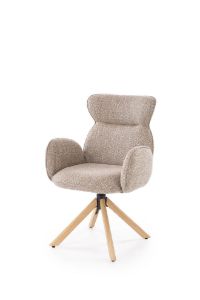 Obrazek Krzesło 585 Dantei ciemny beżowy/dąb naturalny