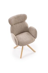 Obrazek Krzesło 585 Dantei ciemny beżowy/dąb naturalny