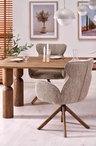 Obrazek Krzesło 585 Dantei ciemny beżowy/dąb naturalny