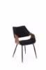 Obrazek Krzesło 586 Nelli orzechowy/czarny