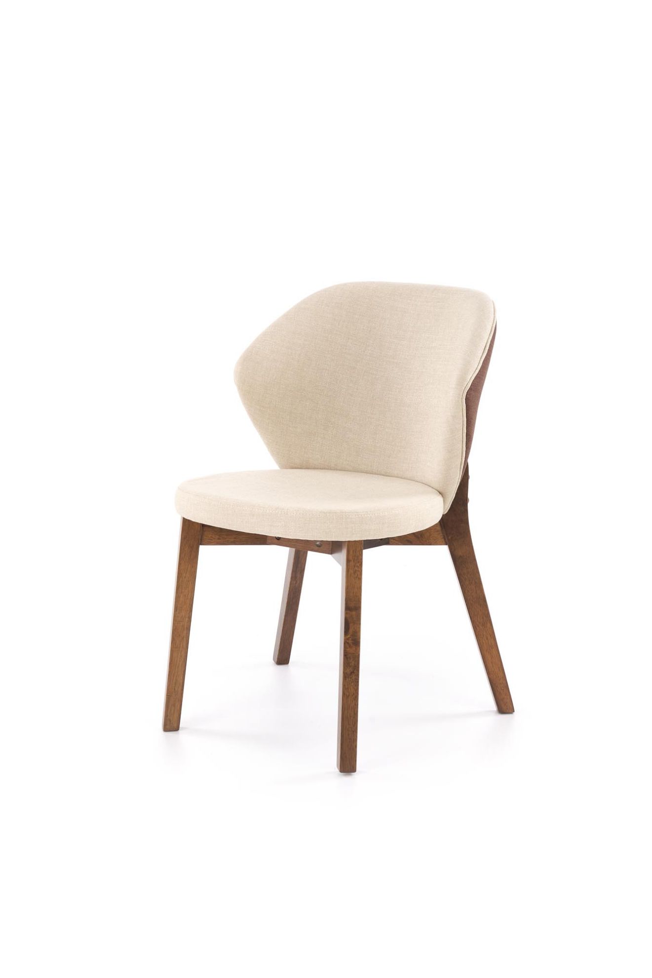 Krzesło 583 Cosera  orzechowy/brązowy/beżowy