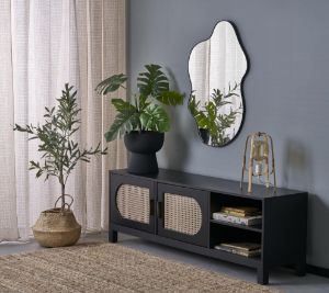 Obrazek Lustro ścienne Essien czarny