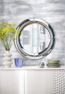 Obrazek Lustro ścienne Maokai srebrny