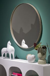 Obrazek Lustro ścienne Arioso złoty szampański