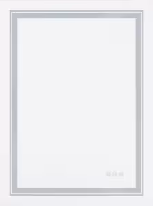 Obrazek Lustro ścienne łazienkowe Fileo srebrny