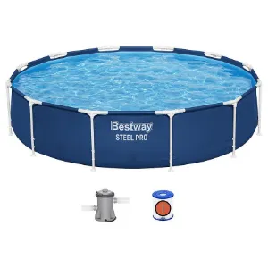 Obrazek Basen stelażowy z pompą 3,66 x 0,76 m BESTWAY 56681
