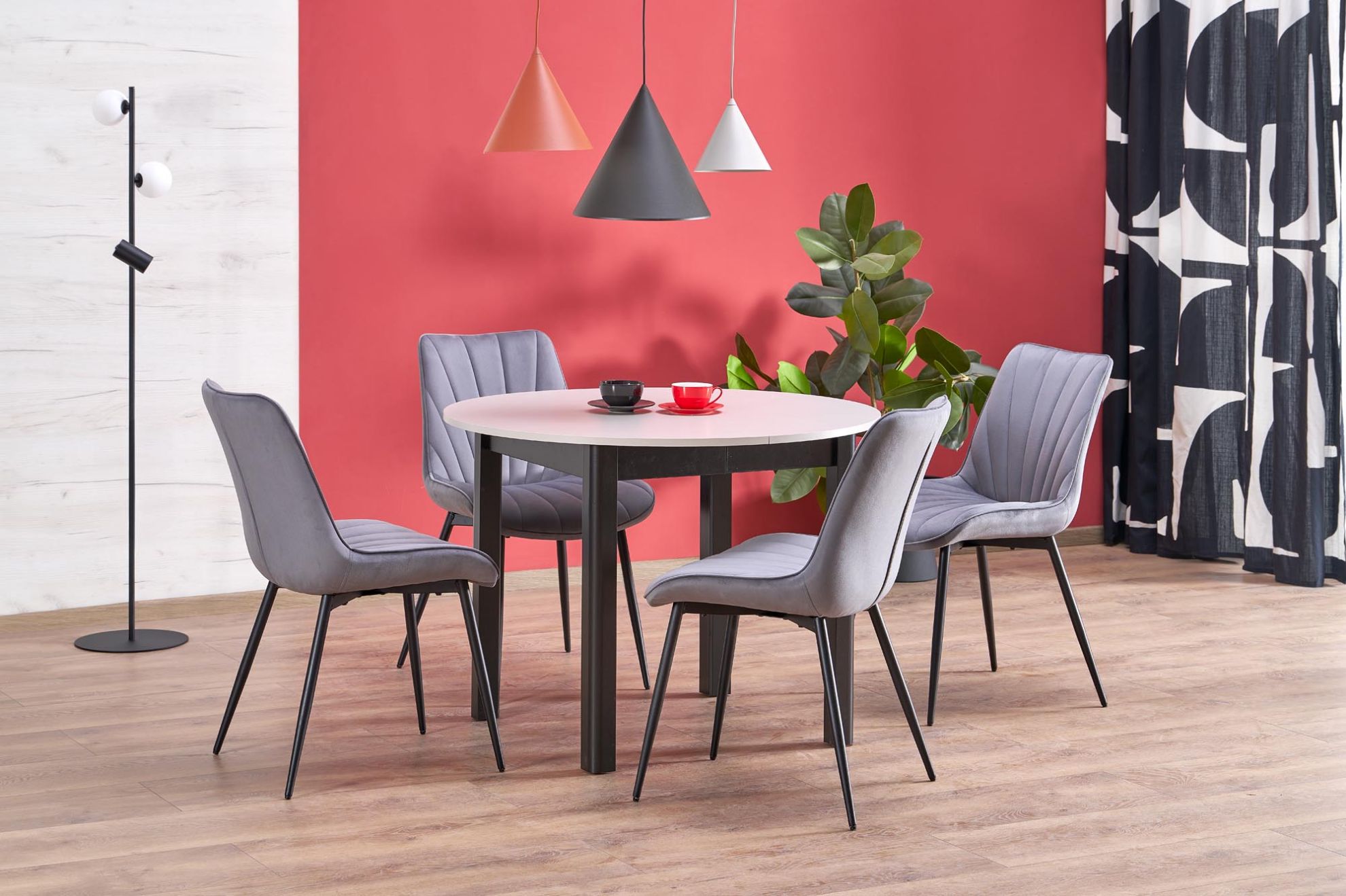 Stół Monte kaszmir/czarny