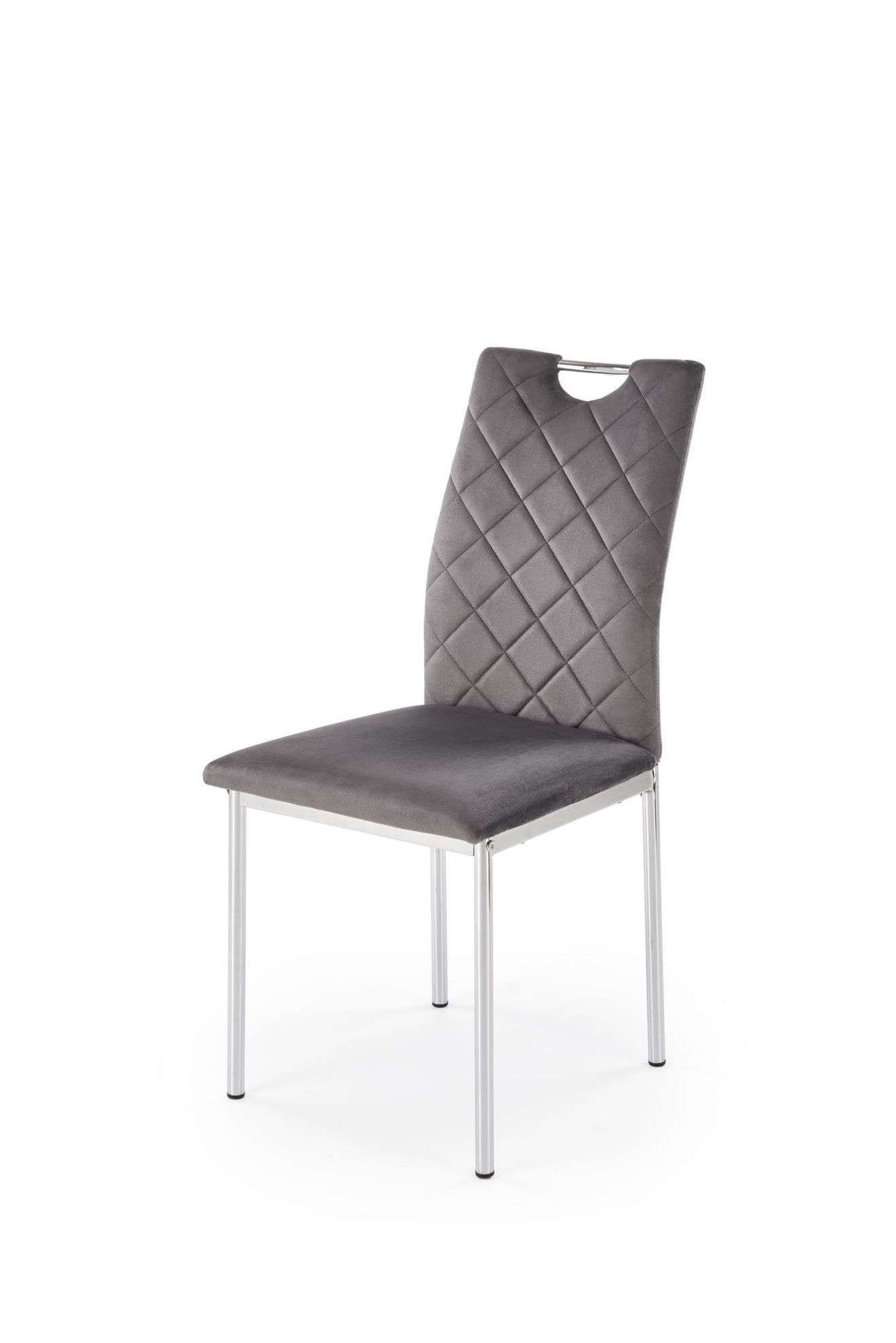 Krzesło 578 Calino popielaty/srebrny