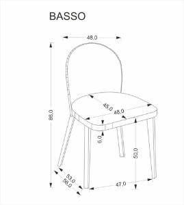 Obrazek Krzesło Tabo dąb naturalny/popielaty