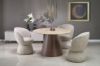 Obrazek Stół okrągły Brasil trawertyn/orzech