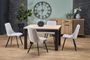 Obrazek Stół rozkładany Canto 120-160/80 cm dąb artisan/czarny