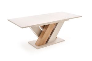 Obrazek Stół rozkładany Avero 160-200/90 cm kaszmir/dąb cremona