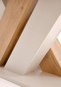 Obrazek Stół rozkładany Avero 160-200/90 cm kaszmir/dąb cremona
