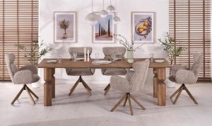 Obrazek Stół rozkładany Biro 200-300x101x76 cm jasny orzech