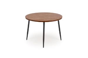 Obrazek Stół okrągły Bimer orzechowy/czarny