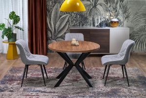 Obrazek Stół rozkładany Balto orzech/czarny