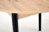 Obrazek Stół rozkładany Low 102-142x102x75 cm dąb artisan/ czarny