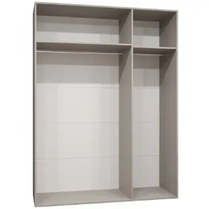 Obrazek Szafa Alicante III 150 czarny/srebrny