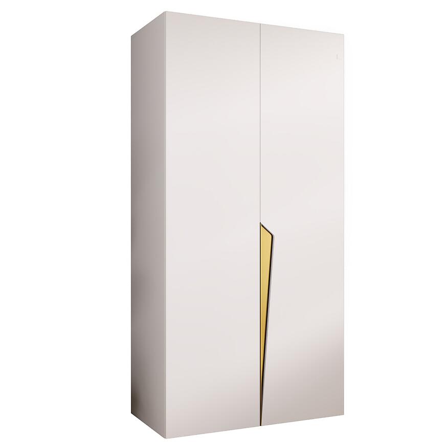 Szafa Piano 1-100 biały/złoty