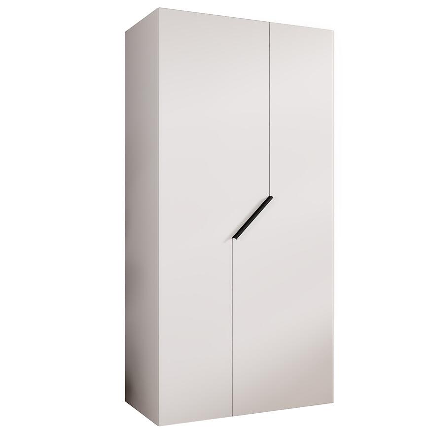 Szafa Andrew 1-100 biały/czarny